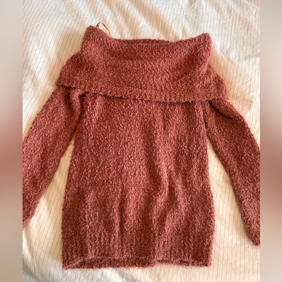 💙 3/$30 💙 Burnt orange / terracota / mauve  cozy sweater - Picture 1 of 7